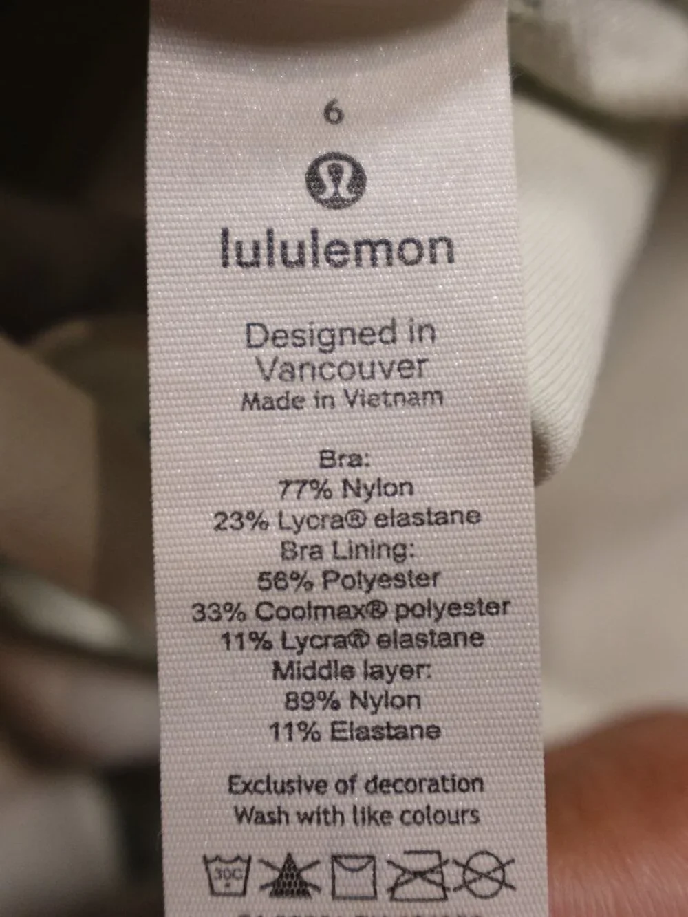 Lululemon Energy High Neck Bra Women's 6 Light Sage Cross Back Peloton